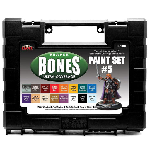 RPR09980 - Reaper Miniatures: MSP Bones Ultra-Coverage Paints: | Set #5