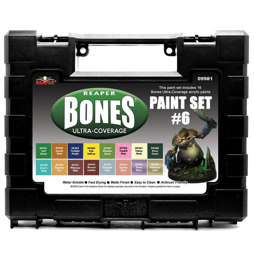 RPR09981 - Reaper Miniatures: MSP Bones Ultra-Coverage Paints: | Set #6