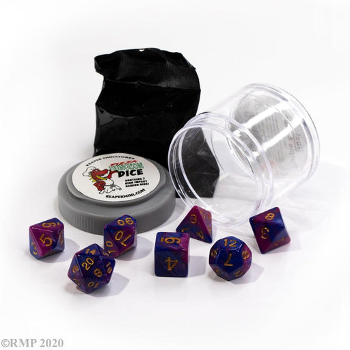 RPR19070 - Reaper Miniatures: Dual Dice - Purple Blue