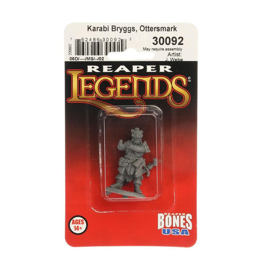 RPR30092 - Reaper Miniatures: Karabi Bryggs | Half-Orc Fighter