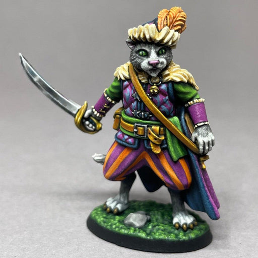 RPR30132 - Reaper Miniatures: Gerard Catfolk | Catfolk Bard