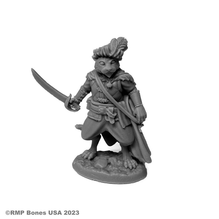 RPR30132 - Reaper Miniatures: Gerard Catfolk | Catfolk Bard