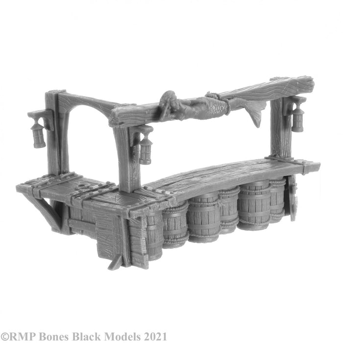 RPR44153 - Reaper Miniatures: Pirate City | Boat and City Terrain