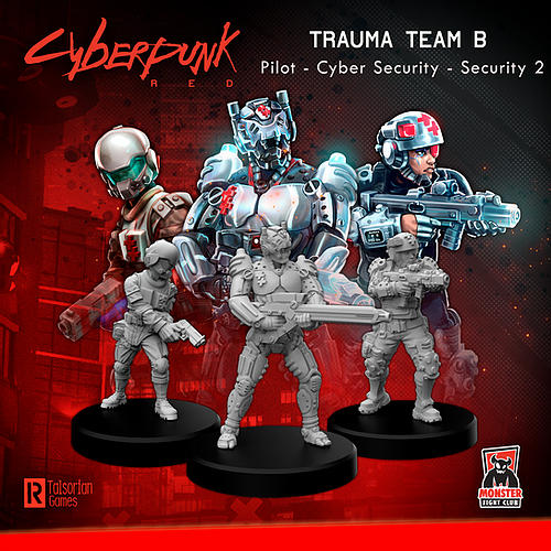 Trauma Team B | Cyberpunk RED | Miniatures
