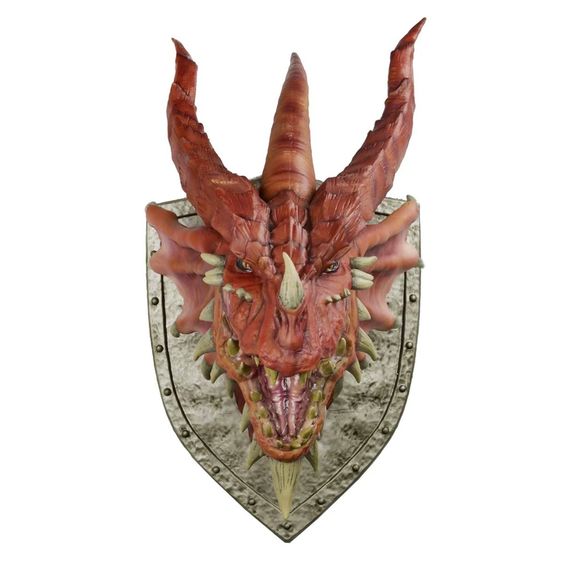 Red Dragon Trophy Plaque | D&D Replicas of the Realms | Foam Replica