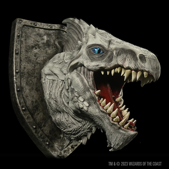 White Dragon Trophy Plaque | D&D Replicas of the Realms | Foam Replica