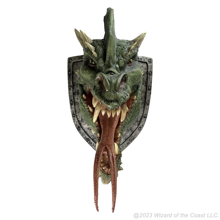 Green Dragon Trophy Plaque | D&D Replicas of the Realms | Foam Replica