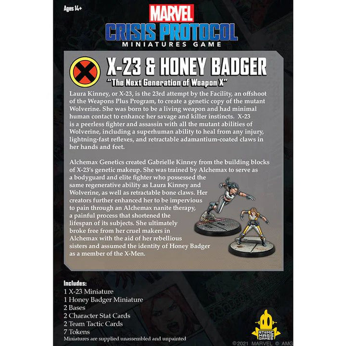 X-23 & Honey Badger | Marvel: Crisis Protocol | Character Pack